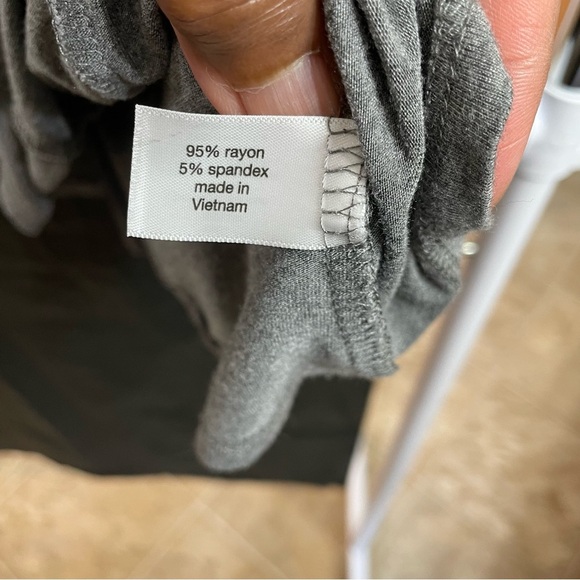 Lane Bryant 18/20 Charcoal Tank Top Festival Summer Vacation Breezy Relaxed - Picture 4 of 6